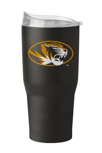 Mizzou Tigers Oval Tiger Head Flipside 30oz Black Tumbler – Tiger