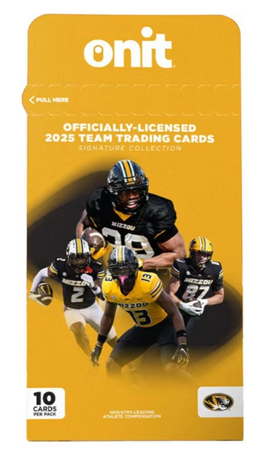 Mizzou Tigers Football 2025 NIL Players Trading Cards Assorted Players