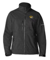 Mizzou Tigers Columbia® Sportswear Oval Tiger Head Ascender II Full Zip Softshell Black Jacket