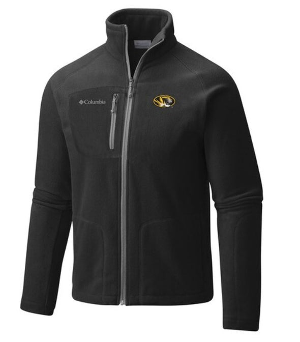 Mizzou Tigers Columbia® Sportswear Fast Trek II Fleece Full Zip Oval Tiger Head Jacket