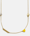 Mizzou Tigers BaubleBar Delicate Gold Charm Necklace
