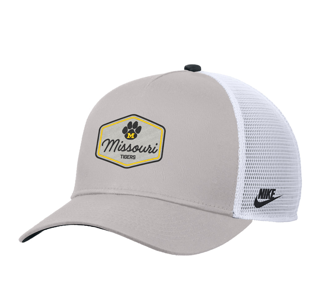 Mizzou Tigers Nike® 2025 Fan Vault Paw Logo Patch Grey and