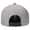 Mizzou Tigers Nike® 2025 Fan Vault Paw M Logo Patch Flat Bill Snapback Black and Grey Hat