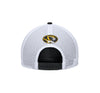 Mizzou Tigers Nike® 2025 Sideline Rise Trucker Missouri Tigers Patch Black/White Snapback Hat