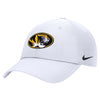 Mizzou Tigers Nike® 2025 Sideline Oval Tiger Head Club Ripstop White Adjustable Hat