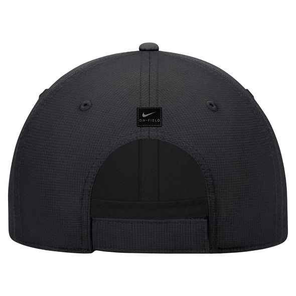 Mizzou Tigers Nike® 2025 Sideline Oval Tiger Head Club Ripstop Black Adjustable Hat