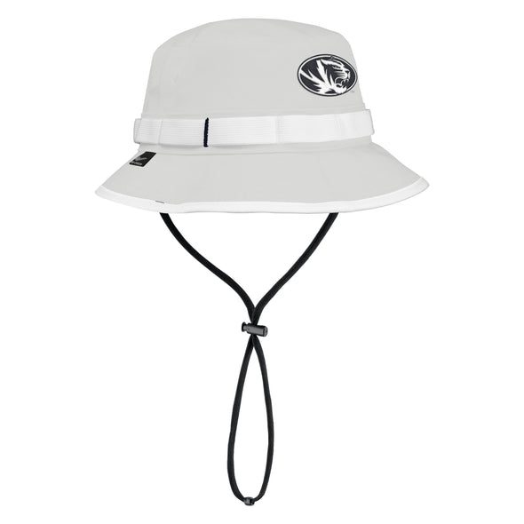 Mizzou Tigers Nike® 2025 Oval Tiger Head Grey and White Boonie Hat