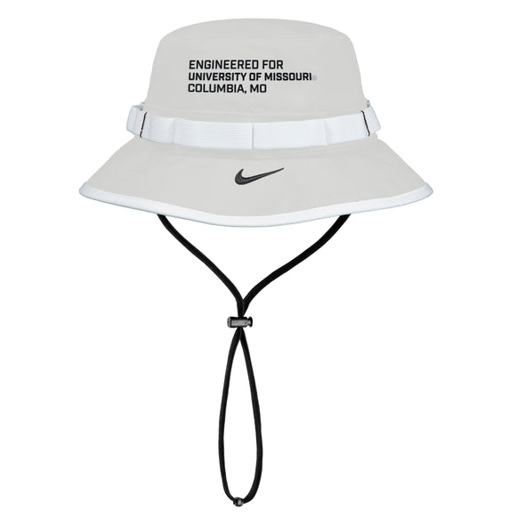 Mizzou Tigers Nike® 2025 Oval Tiger Head Grey and White Boonie Hat