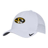 Mizzou Tigers Nike® 2025 Sideline Oval Tiger Head Club White Stretch Fit Tiges Hat