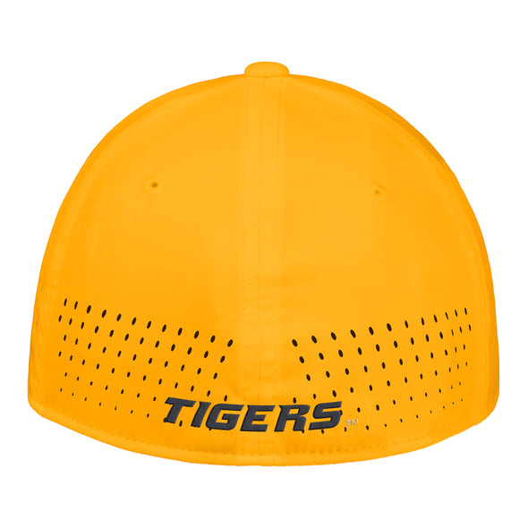 Mizzou Tigers Nike® 2025 Sideline Oval Tiger Head Club Gold Stretch Fit Tiges Hat