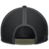 Mizzou Tigers Nike® 2025 Military Appreciation Rise Trucker Mesh Snapback Camo and Black Hat