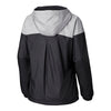 Mizzou Tigers Columbia® Women's Vault Paw Flash Forward Black and Grey Full Zip Windbreaker