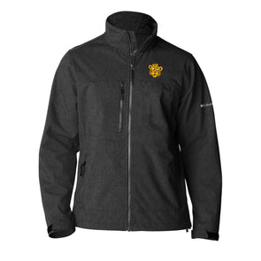Mizzou Tigers Columbia® Ascender II Softshell Vault Beanie Tiger Black Full Zip Jacket