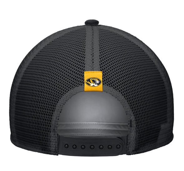 Mizzou Tigers Nike® 2025 Missouri Tigers Script Rope Adjustable Snapback Black Hat