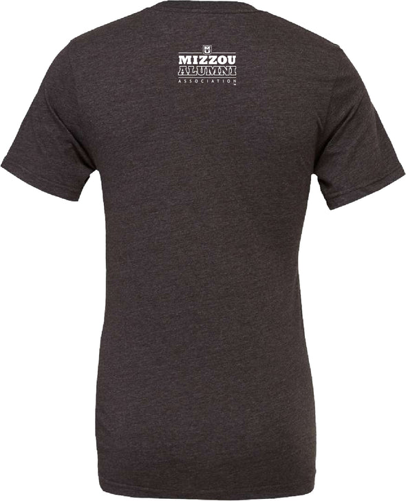 Mizzou Tigers Official Homecoming 2025 Call of the Columns Dark Grey Heather T-Shirt