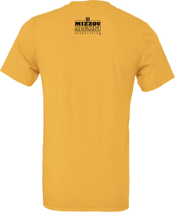 Mizzou Tigers Official Homecoming 2025 Call of the Columns Heather Gold T-Shirt