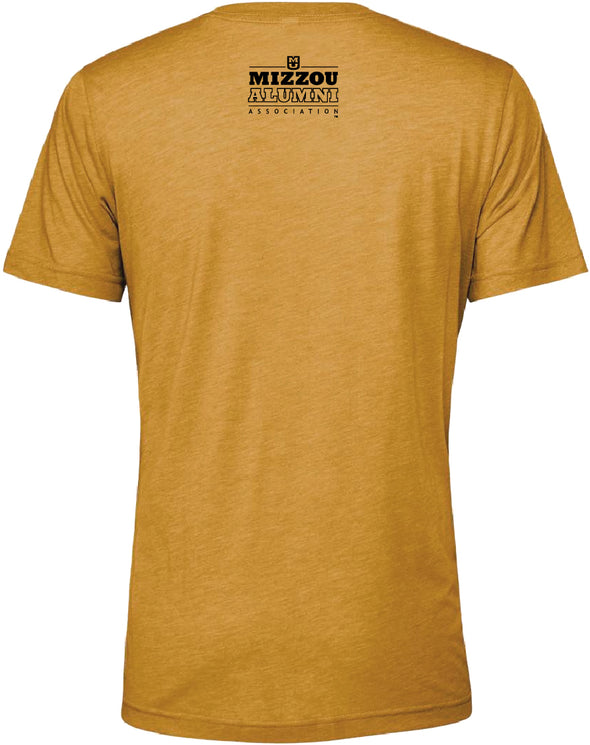 Mizzou Tigers Official Homecoming 2025 Call of the Columns Mustard Gold T-Shirt