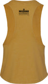 Mizzou Tigers Official Homecoming 2025 Call of the Columns Gold Crop Tank Top