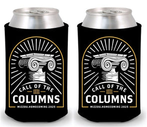 Mizzou Tigers Official Homecoming 2025 Call of the Columns Black Can Holder