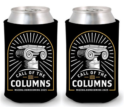 Mizzou Tigers Official Homecoming 2025 Call of the Columns Black Can Holder