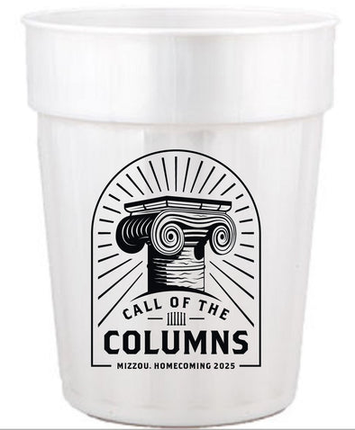 Mizzou Tigers Official Homecoming 2025 Call of the Columns White Stadium Cup