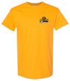 Mizzou Tigers 2024 Marching Mizzou Oval Tiger Head with Shako Gold T-Shirt