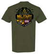 Mizzou Tiger Official MU vs Mississippi State Military Appreciation Game Day Olive Green T-Shirt