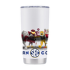 Mizzou Tigers SEC All Teams Stainless Steel 20OZ White Tumbler