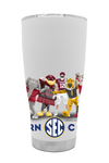Mizzou Tigers SEC All Teams Stainless Steel 30OZ White Tumbler