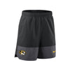 Mizzou Tigers Nike® 2025 Sideline Woven Oval Tiger Head Black Shorts