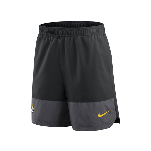 Mizzou Tigers Nike® 2025 Sideline Woven Oval Tiger Head Black Shorts