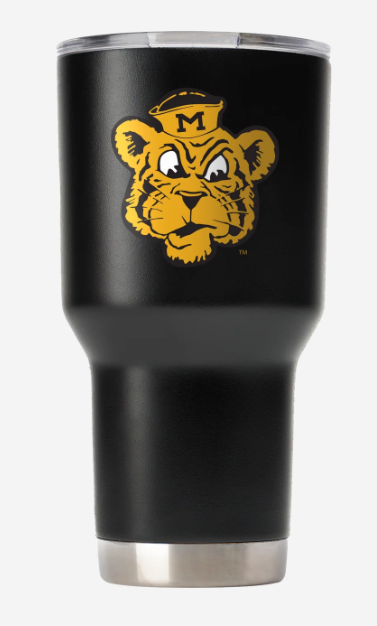Mizzou Tigers College Vault Beanie Tiger Black 30OZ, Tumbler