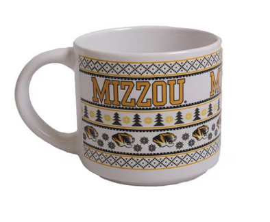 Mizzou Tigers Nolan Ugly Sweater Ceramic White Mug