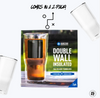 Mizzou Tigers Vault Roaring Tiger Double Wall Insulated Glass Tumblers 2 Pack
