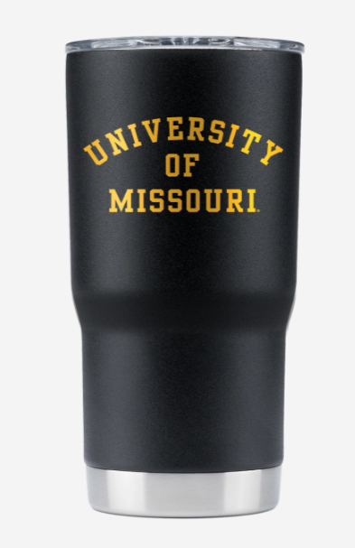 Mizzou Tigers College Vault Beanie Tiger Black 20OZ Tumbler