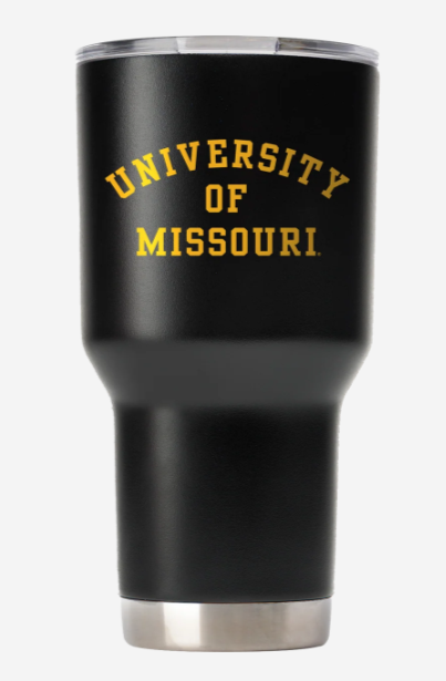 Mizzou Tigers College Vault Beanie Tiger Black 30OZ, Tumbler