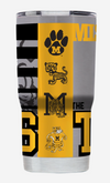 Mizzou Tigers Vault Logos Stainless Steel 20OZ. Tumbler