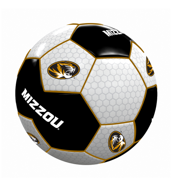 Mizzou Tigers Mini Oval Tiger Head Soccer Ball 5"