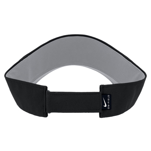 Mizzou Tigers Nike® 2025 Oval Tiger Head Ace Adjustable Black Visor