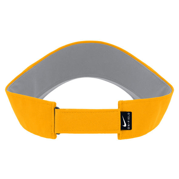 Mizzou Tigers Nike® 2025 Oval Tiger Head Ace Adjustable Gold Visor