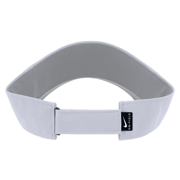 Mizzou Tigers Nike® 2025 Oval Tiger Head Ace Adjustable White Visor