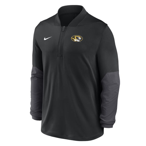 mozZ Mizzou Tigers Nike® 2025 1/4 Zip Sideline Oval Tiger Head