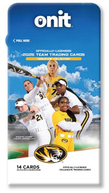 Mizzou Tigers 2025 Softball NIL Players Trading Cards Assorted Players