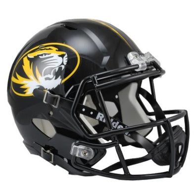 Mizzou Riddell Full Size Oval Tiger Head Replica Football Helmet