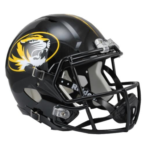 Mizzou Riddell Full Size Oval Tiger Head Replica Football Helmet
