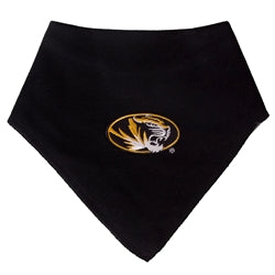Mizzou Oval Tiger Head Black Bib
