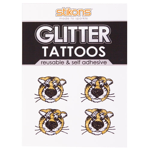 Mizzou Truman Tiger Glitter Face Tattoos