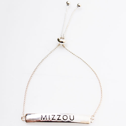 Mizzou ID Bar Bracelet