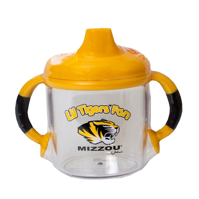 Mizzou Tiger Head Lil Tigers Fan Black and Gold Sippy Cup