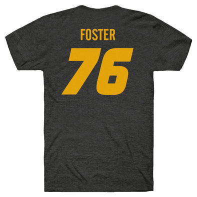 Mizzou Tigers Football Replica Player NIL #76 Javon Foster Black T-Shirt Jersey